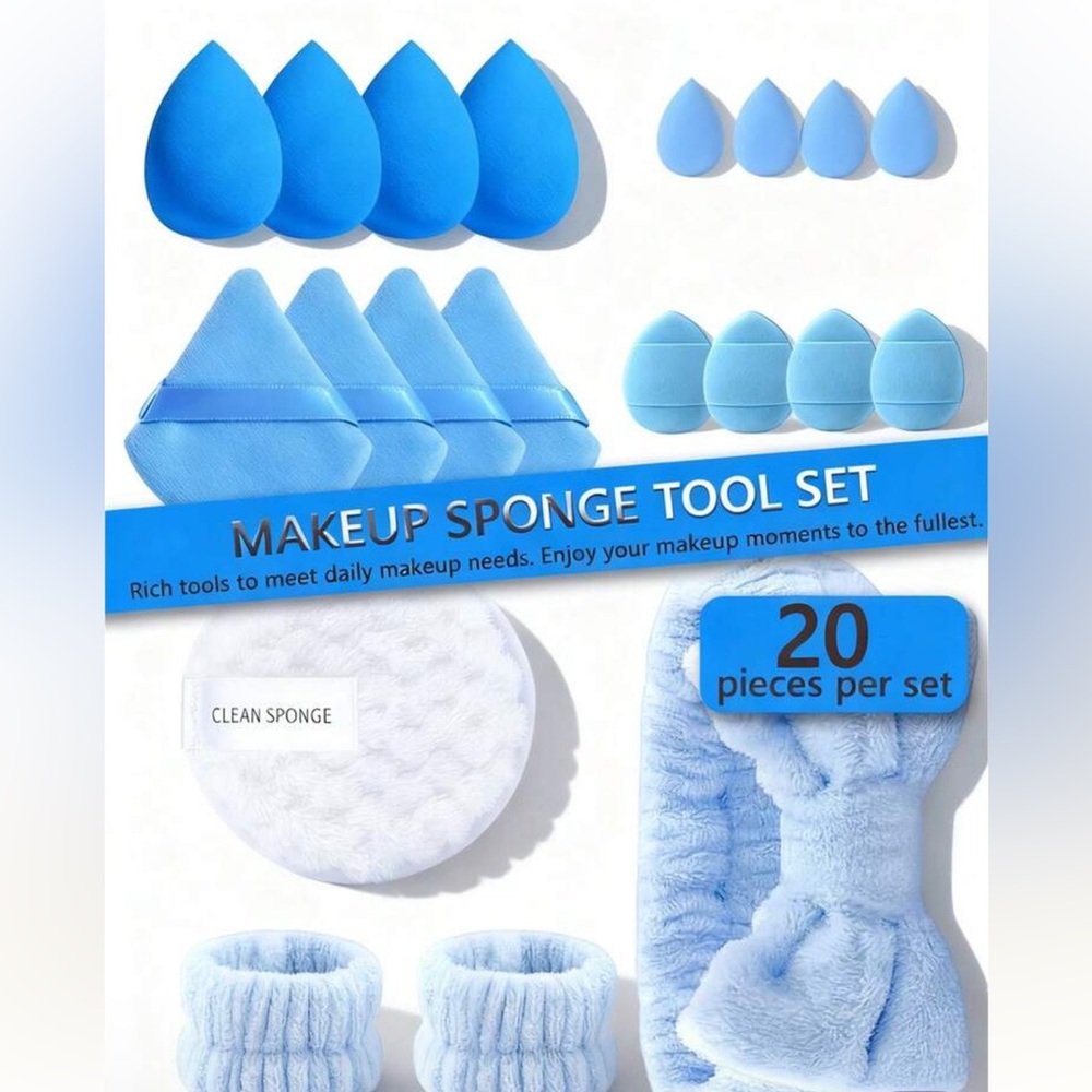 20 piece Set: Beauty Blender Makeup Application Set NEW 🏷️